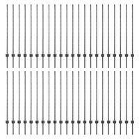 Słupki ogrodzeniowe 88 pcs Szary 160 cm Stal