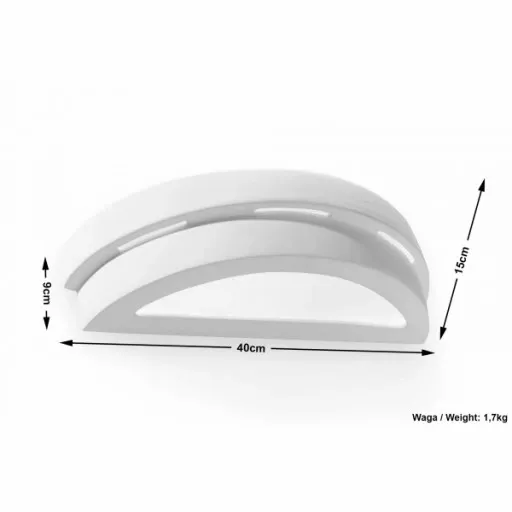 Kinkiet Sollux Helios SL.0002 + 1 led gratis zdjęcie 2