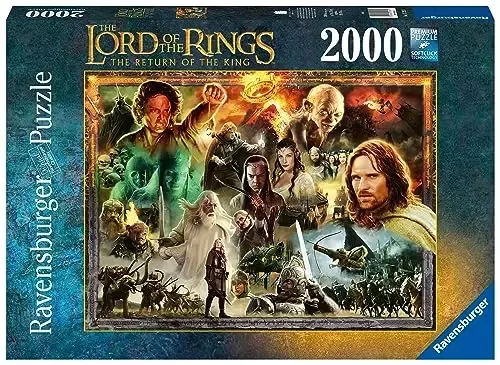 Puzzle Ravensburger 2000 elementów Władca Pierścieni Powrót Króla na Arena.pl