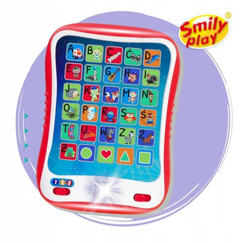 Smart Bystry Tablet Edukacyjny Interaktywny Zdobywam wiedzę Uczę się liter na Arena.pl