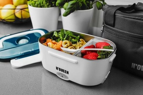 ELEKTRYCZNY LUNCH BOX POJEMNIK TERMOS OBIADOWY 230V 12V 24V + TORBA na Arena.pl