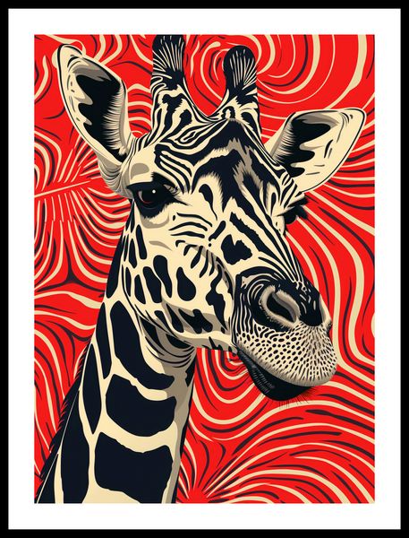 Plakat 40x55cm Wzrok Żyrafy zdjęcie 3