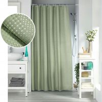 ZASŁONA PRYSZNICOWA ŻAKARDOWA ZASŁONKA POD PRYSZNIC KOTARA DO WANNY KURTYNA