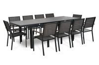 Zestaw ogrodowy PREMIUM, stół BOSTON z krzesłami BARCELONA 12 osobowy