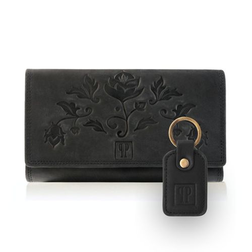 zestaw upominkowy dla kobiet zup-97-bl portfel skórzany t-05-bl brelok na Arena.pl