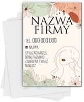 Ulotki A4 reklamowe firmowe 1000 szt różne wzory STYLIZACJA RZĘS