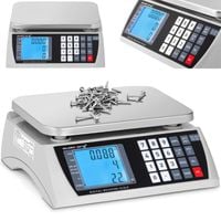waga sklepowa handlowa licząca lcd 22.3 x 17.4 cm 30 kg / 1 g