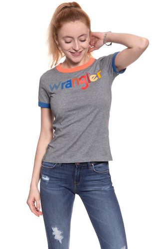 WRANGLER RINGER TEE GREY MARL W7385GHVB L na Arena.pl