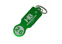 Brelok z kółkiem do kluczy z własnym grawerem, numerkiem 50szt.