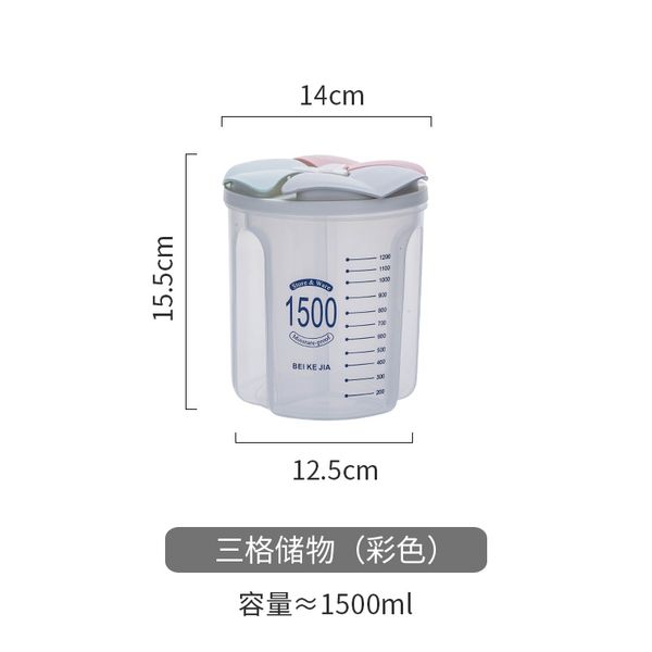 Pojemnik Do Żywności - 5 Komór - Duże Pojemności 2500ML zdjęcie 8