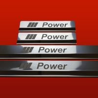 Listwa progowa BMW 3 SERIES E36 M POWER Stal nierdzewna 304 połysk 4szt