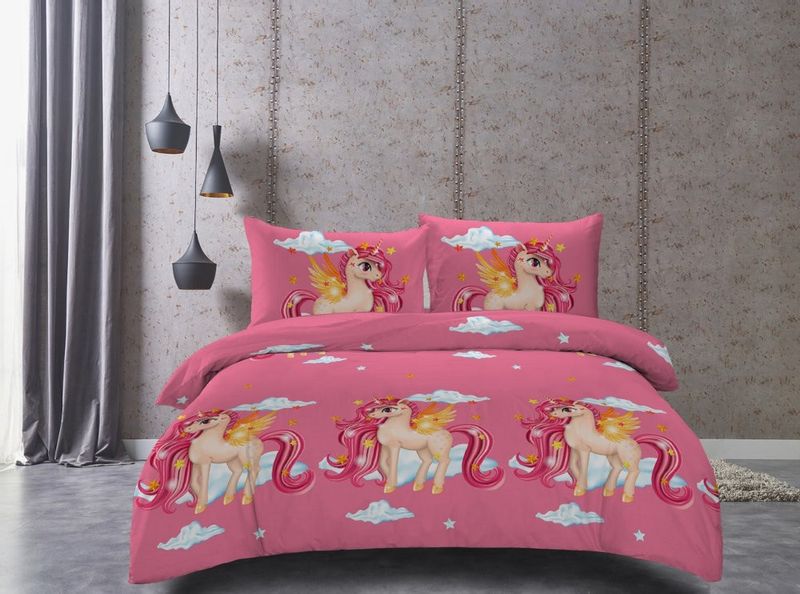 Pościel Z Mikrofibry 160X200 Jednorożec 2509 zdjęcie 4