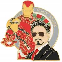 Spinka Logo Tony Stark Iron Man Superheros Przypinka Filmowa Pin Broszka