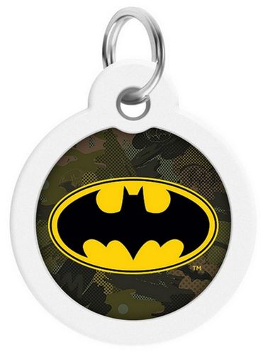 Collar Waudog Smart Id Zawieszka Z Qr-Paszportem Okrągła 3Cm Batman Zielony na Arena.pl