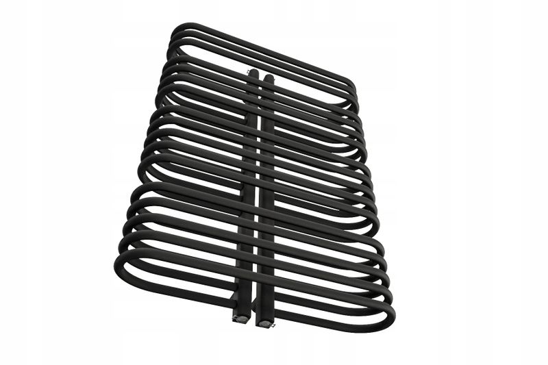 GRZEJNIK ŁAZIENKOWY NEO 1580x550 CZARNA STRUKTURA zdjęcie 3