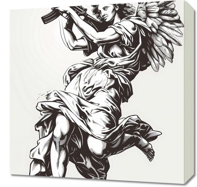 Obraz 50x50cm Anioł Wojny zdjęcie 1