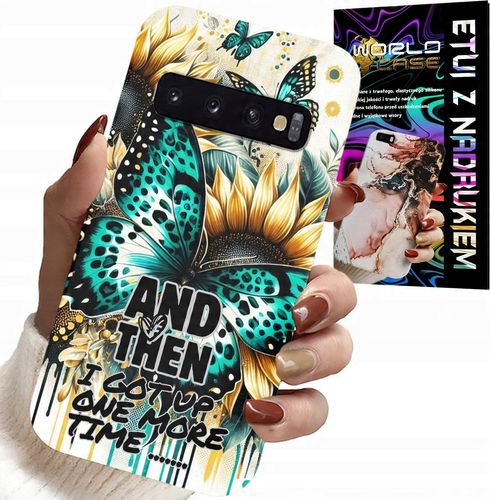 ETUI DO SAMSUNG GALAXY S10 - AND THEN I GOT UP, KOBIECE WZORY + FOLIA na Arena.pl