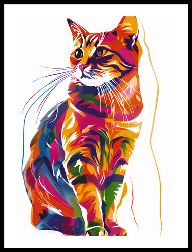 Plakat 40x55cm Nasycony Kot na Arena.pl