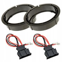 ADAPTER DYSTANS GŁOŚNIKOWY SAMOCHODOWY 165MM + 2x ZŁĄCZE GŁOŚNIKOWE VW SEAT