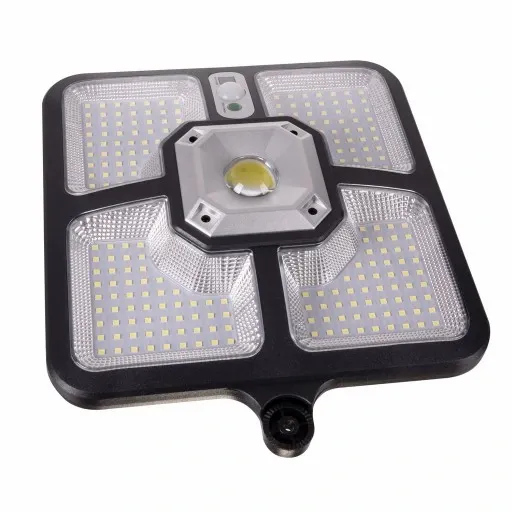 Lampa Solarna 220 LED 15 COB Ogrodowa Uliczna Czujnik Ruchu Zmierzchu Pilot zdjęcie 8