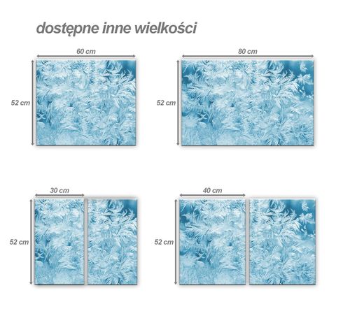 SZKLANA DESKA NA KUCHENKĘ 60x52 039A LÓD na Arena.pl