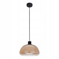 Lampa sufitowa, wisząca bursztynowa żyrandol nad stół do salonu - APIRO