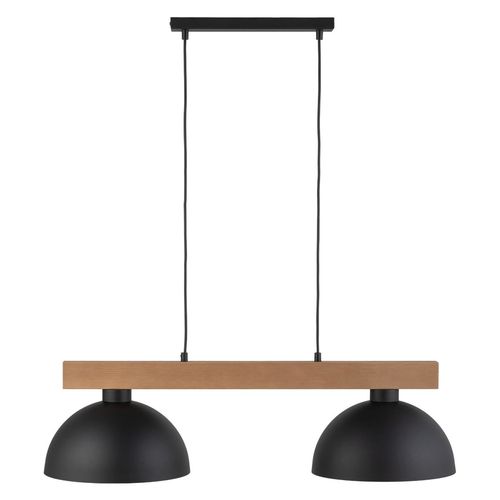 Podwójna lampa zwisająca rustykalna Oslo 4711 TK Lighting drewniana czarna na Arena.pl