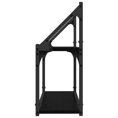 Półka ścienna z półką Czarny dąb 60 x 21 x 51 cm na Arena.pl