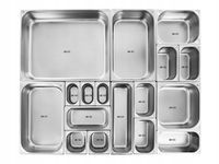 POJEMNIK GASTRONOMICZNY GN 1/1 150 mm STAL NIERDZEWNA 19.5 L MJUSK