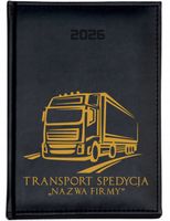 KALENDARZ A6 2026 TYGODNNIOWY terminarz z nadrukiem TRANSPORT SPEDYCJA