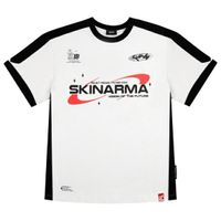 t-shirt skinarma halo m biały