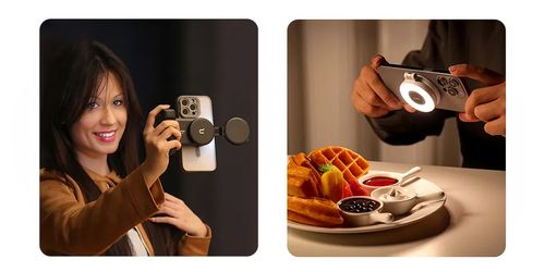 Lampa LED Ulanzi LM19 Magsafe - WB (2500 K - 8500 K), biała na Arena.pl