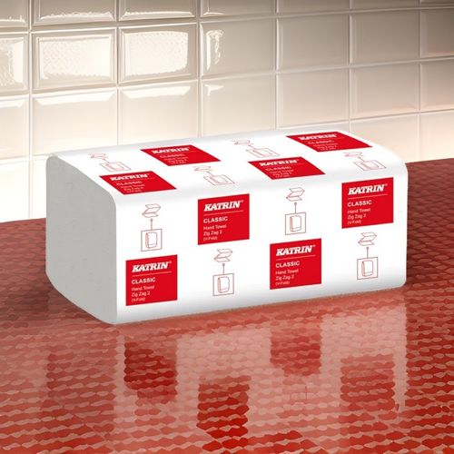 RĘCZNIK PAPIEROWY ZZ KATRIN CLASSIC SKŁADANY 2 WARSTWOWY 800 LISTKÓW na Arena.pl