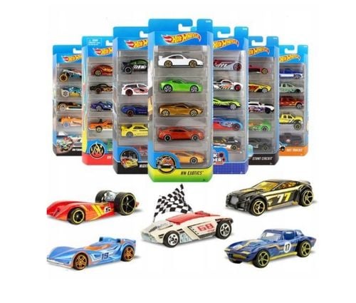 HW HOT WHEELS PIĘCIOPAK SAMOCHODZIKÓW 1806 3493 na Arena.pl
