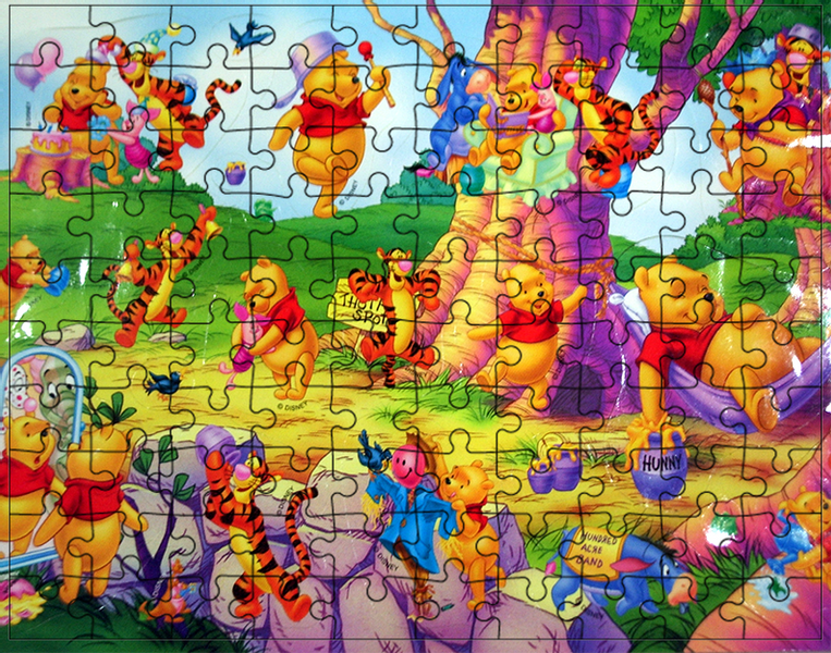 Puzzle Kubuś Puchatek zdjęcie 1