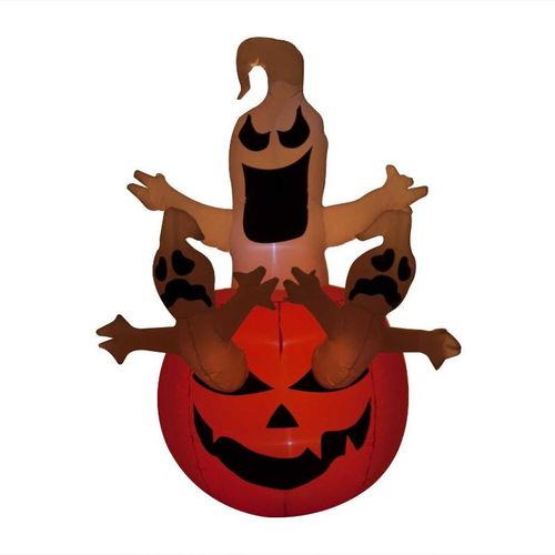 Dmuchana ozdoba na HALLOWEEN dynia duchy LED na Arena.pl