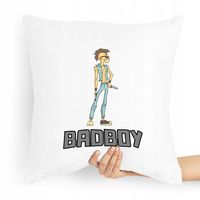 Poduszka Prezent Upominek Dla Chłopaka Badboy Z Nadrukiem Ze Zdjęciem