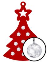 Ozdoba świąteczna Choinka z kryształami GLAMUR