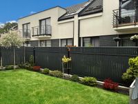 Listwy ogrodzeniowe pionowe szerokie 173x250 brąz