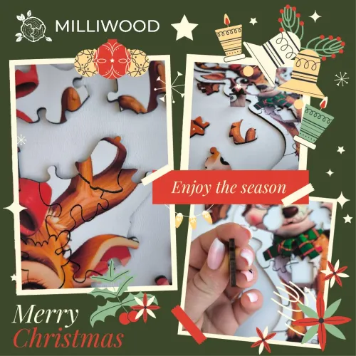 Świąteczne puzzle dla dzieci - Alexander Milliwood Renifer 50 elementów na Arena.pl