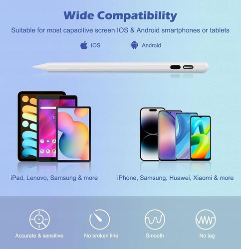 Rysik z szybkim ładowaniem do tabletów Apple iPad/iPhone/Samsung/Lenovo/IOS na Arena.pl