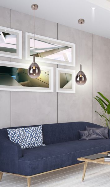 Lampa Wisząca Lukka Srebrny zdjęcie 2