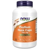 NOW FOODS Psyllium Husk and Pectin -  700 mg + pektyna (180 kaps.)