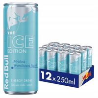 RED BULL Napój Energetyczny Ice Edition waniliowa jagoda 12x250 ml