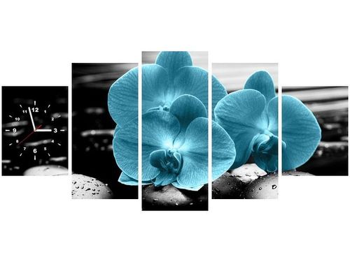 70CM 150CM ZEGAR 5 ELEM STORCZYK KAMIENIE DRUK OBRAZ na Arena.pl