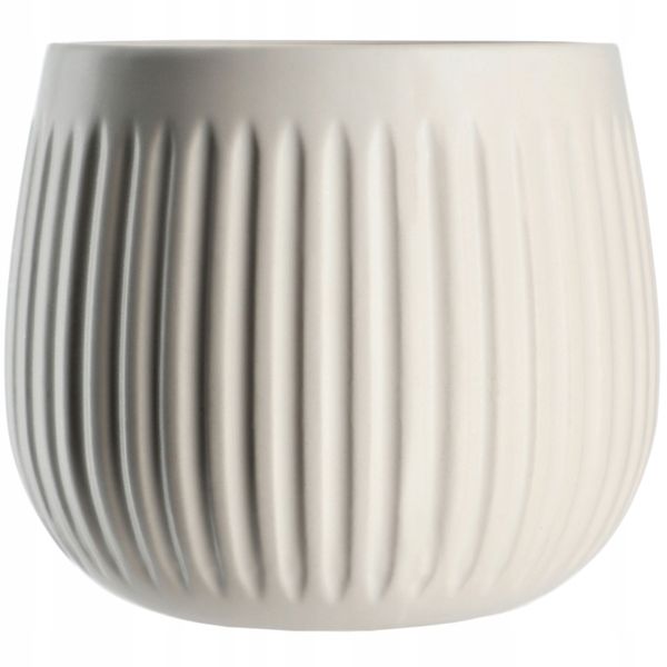 KADAX Doniczka Ceramiczna Osłonka 12cm Biała zdjęcie 6