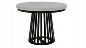 STÓŁ OKRĄGŁY ROZKŁADANY NOGA METAL SALON KUCHNIA 100cm+2x50cm