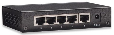SWITCH GIGABIT INTELLINET 5x10/100/1000 Mb/s RJ45 DESKTOP METAL 530378 na Arena.pl