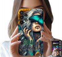 ETUI DO SAMSUNG GALAXY A32 4G - ANTI SOCIAL, BUTTERFLY, MOTYLEK, KOBIECE