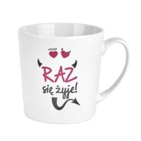 grzeczne dziewczynki idą do nieba kubek z napisem